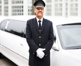 professional limo driver hat